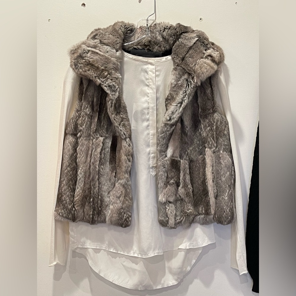 Real Rabbit fur vest